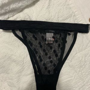 Really cute sheer polka dot panties